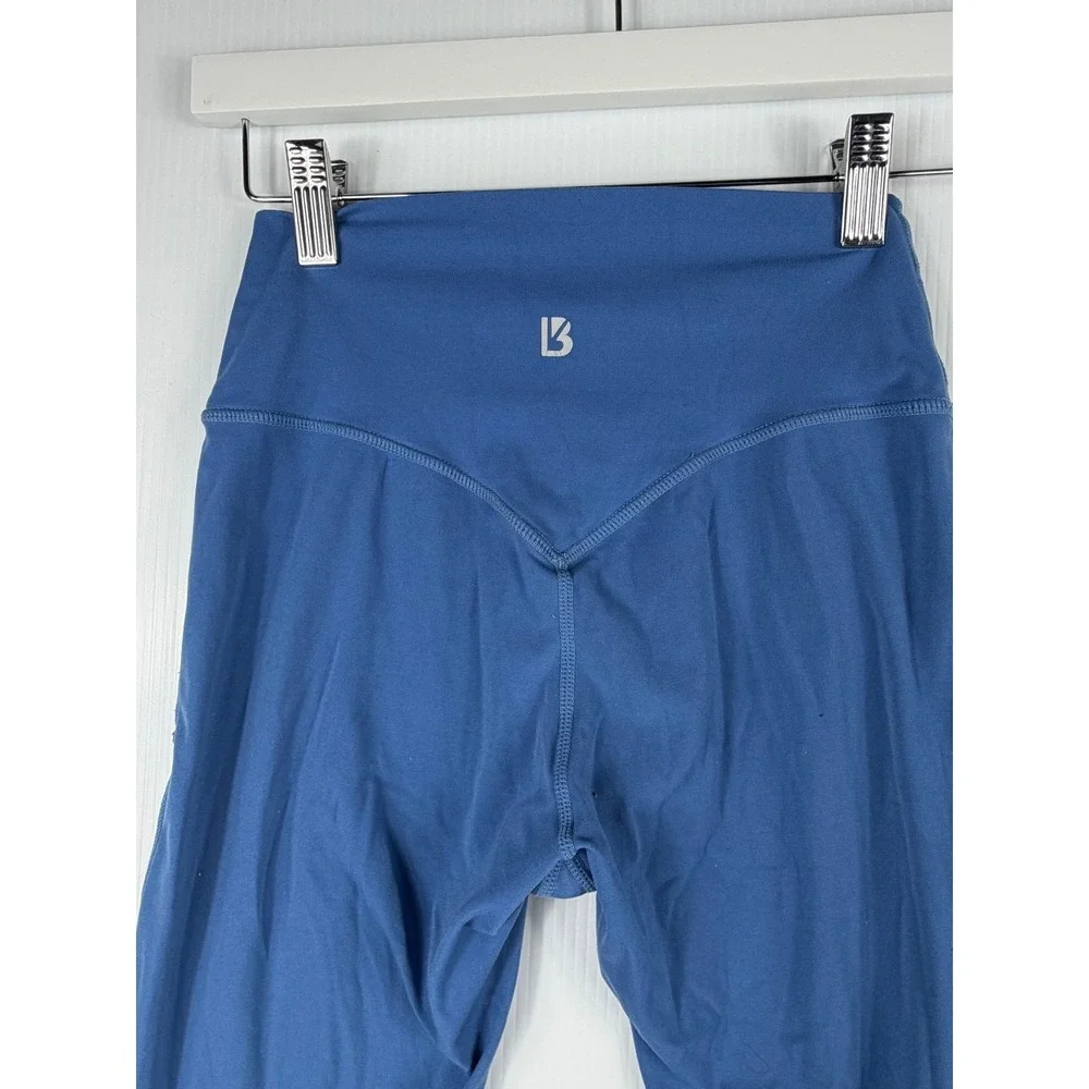 Buffbunny Leggings Small Blue High Waist Yoga Athletic Compression Athleisure